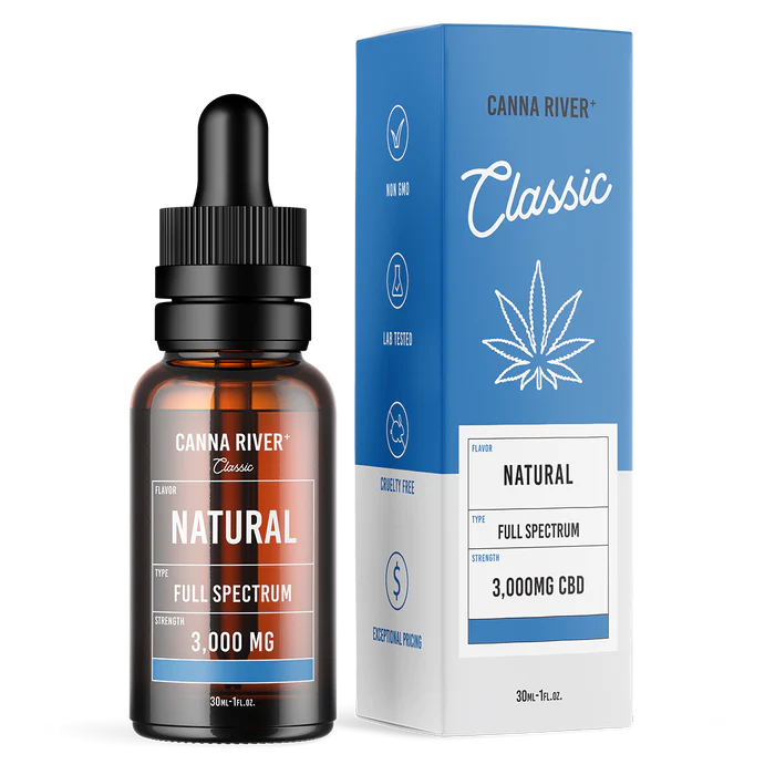 Canna River – Classic – CBD Tincture – NATURAL – Full Spectrum – 3000mg – 30ml Canna River – Classic – CBD Tincture – NATURAL – Full Spectrum – 3000mg – 30ml
