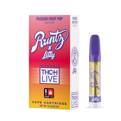 Runtz - THC-H Live - 1G - Passion Fruit Pop - Sativa - Cartridge