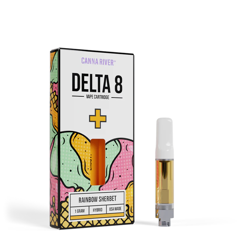 Canna River – D8 Cartridge – (1G x 2 pcs) – Rainbow Sherbet – HYBRID Canna River – D8 Cartridge – (1G x 2 pcs) – Rainbow Sherbet – HYBRID