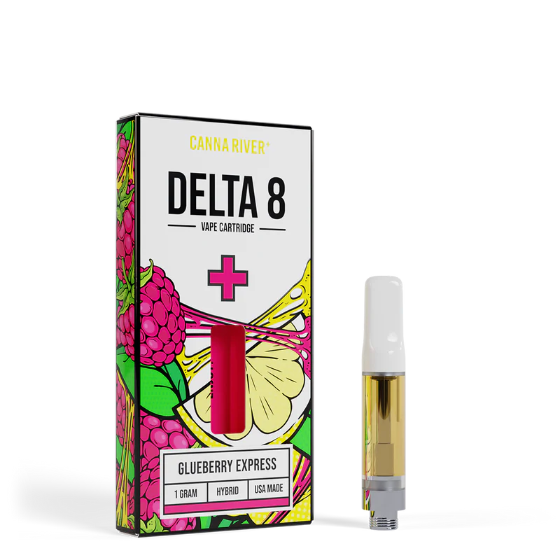 Canna River – D8 Cartridge – (1G x 2 pcs) – Glueberry Express – HYBRID Canna River – D8 Cartridge – (1G x 2 pcs) – Glueberry Express – HYBRID