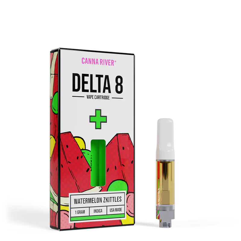 Canna River – D8 Cartridge – (1G x 2 pcs) – Watermelon Zkittles – INDICA Canna River – D8 Cartridge – (1G x 2 pcs) – Watermelon Zkittles – INDICA