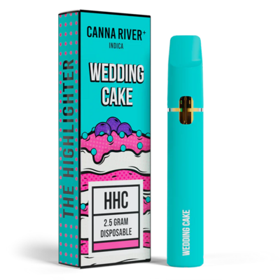 Canna River – HHC – Wedding Cake (Indica) – 2.5G – Disposable