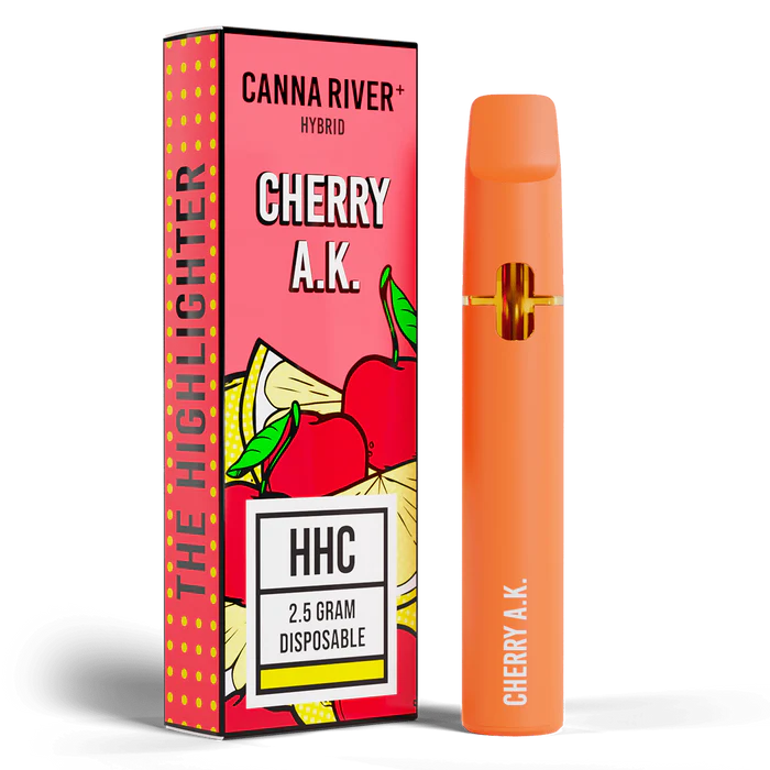 Canna River – HHC – HIGHLIGHTER – Cherry A.K. (Hybrid) – 2.5G – Disposable