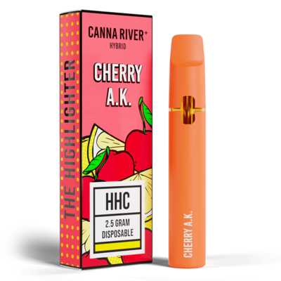 Canna River – HHC – HIGHLIGHTER – Cherry A.K. (Hybrid) – 2.5G – Disposable