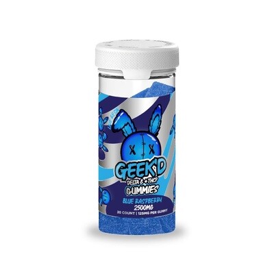 Geek'D - THCP - Gummy - 3500mg - 20 ct - Blue Raspberry