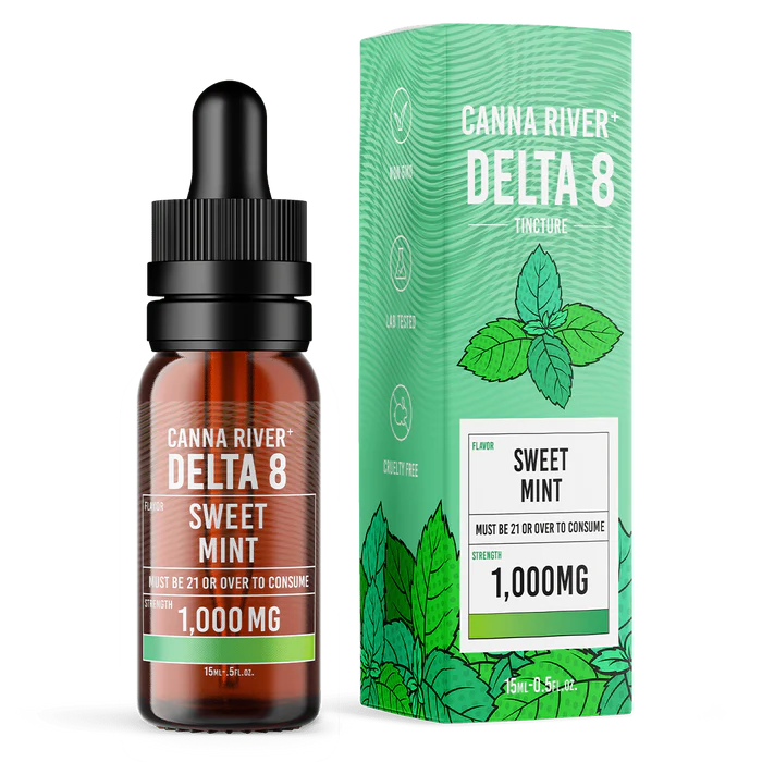 Canna River – D8 Tincture – 1000mg – 15ml – Sweet Mint Canna River – D8 Tincture – 1000mg – 15ml – Sweet Mint