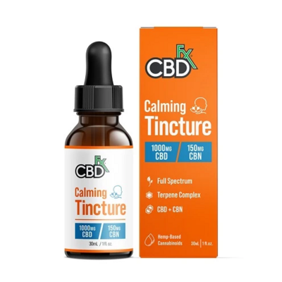 CBDfx – CALMING / SLEEP Tincture – CBN 150mg + CBD 1000 mg – Full Spectrum – 30ml