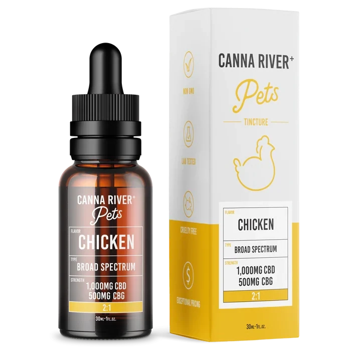 Canna River – CBD Pet Tincture – CHICKEN – 500mg – 60ml