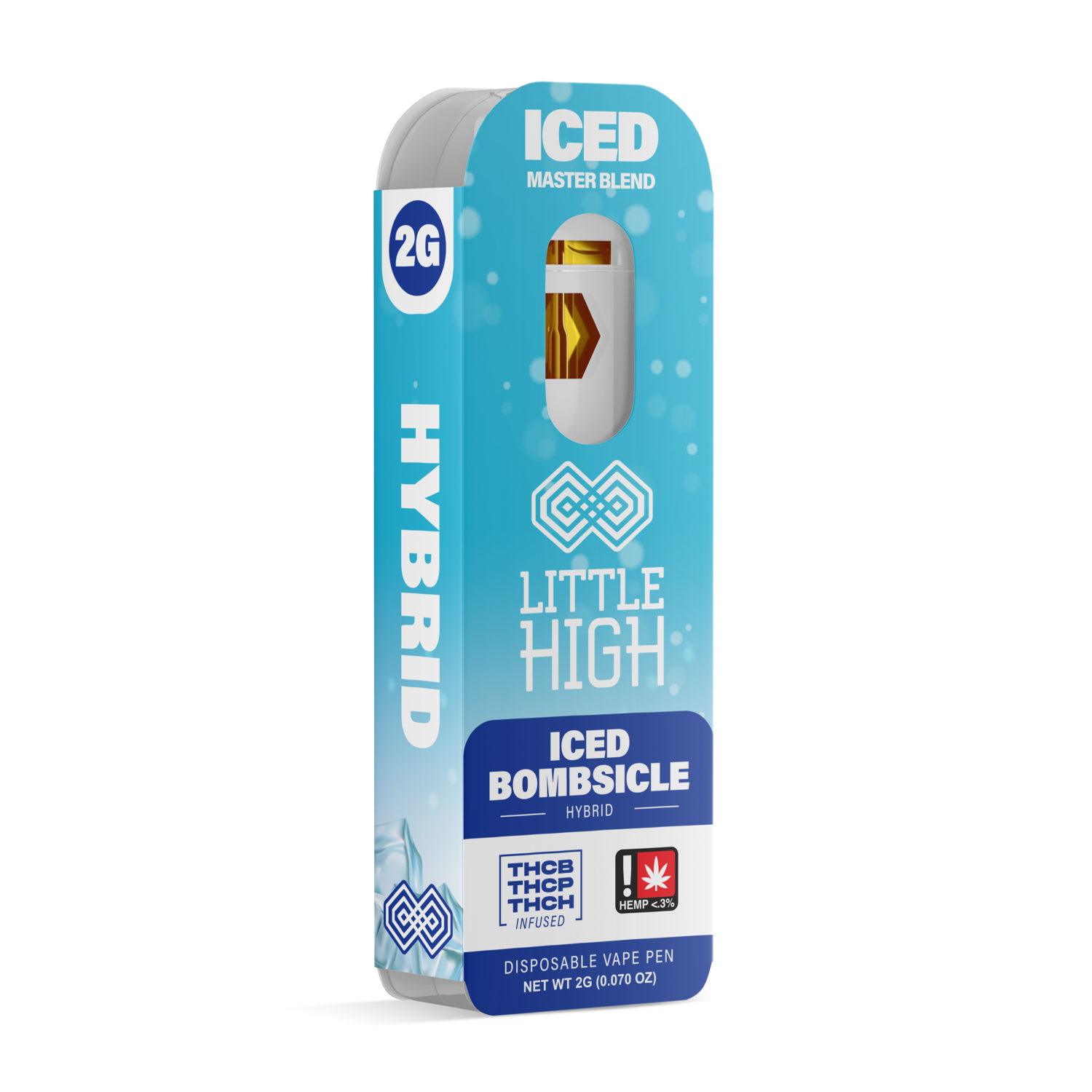 Little High - Iced - THCB - Bombsicle - 2G - Hybrid - Disposable