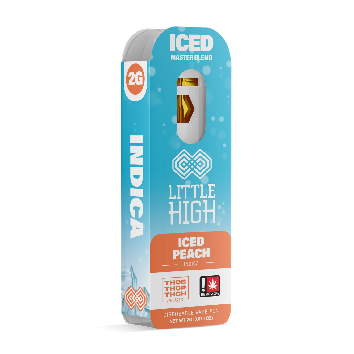 Little High - Iced - THCB - Peach - 2G - Indica - Disposable