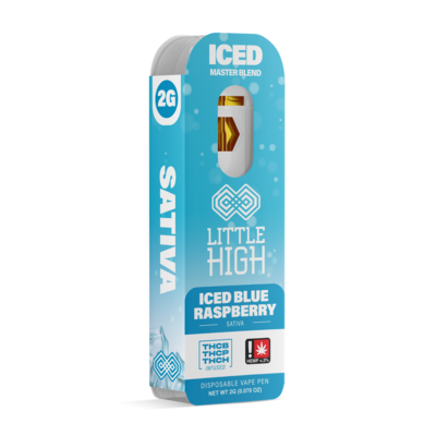 Little High - Iced - THCB - Blue Raspberry - 2G - Sativa - Disposable