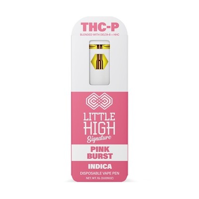 Little High – THCP – 1G – Pink Burst – Indica – Disposable Little High – THCP – 1G – Pink Burst – Indica – Disposable