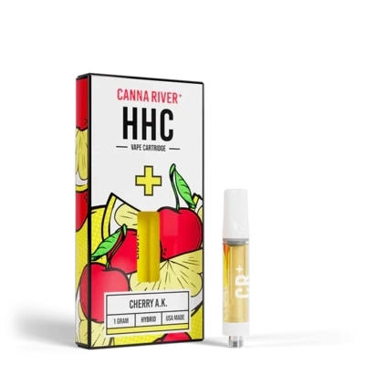 Canna River – HHC – Cartridge – (1G x 2 pcs) – Cherry AK – Hybrid