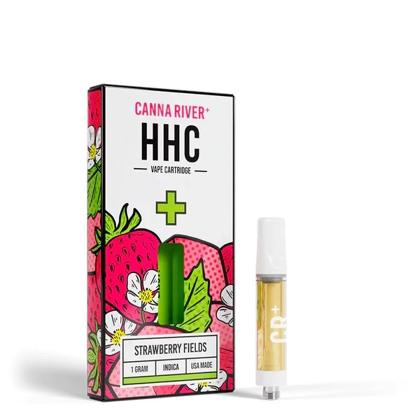 Canna River - HHC - Cartridge - (1G x 2pcs) - Strawberry Fields - Indica