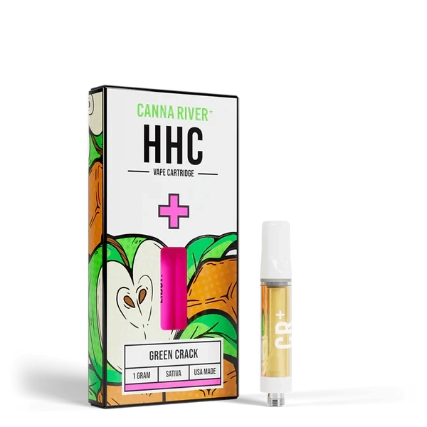 Canna River – HHC – Cartridge – (1G x 2 pcs) – Green Crack – Sativa