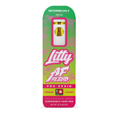 Litty - THCA - AF PRO RESIN - Watermelon Z - Indica - 2G - Disposable