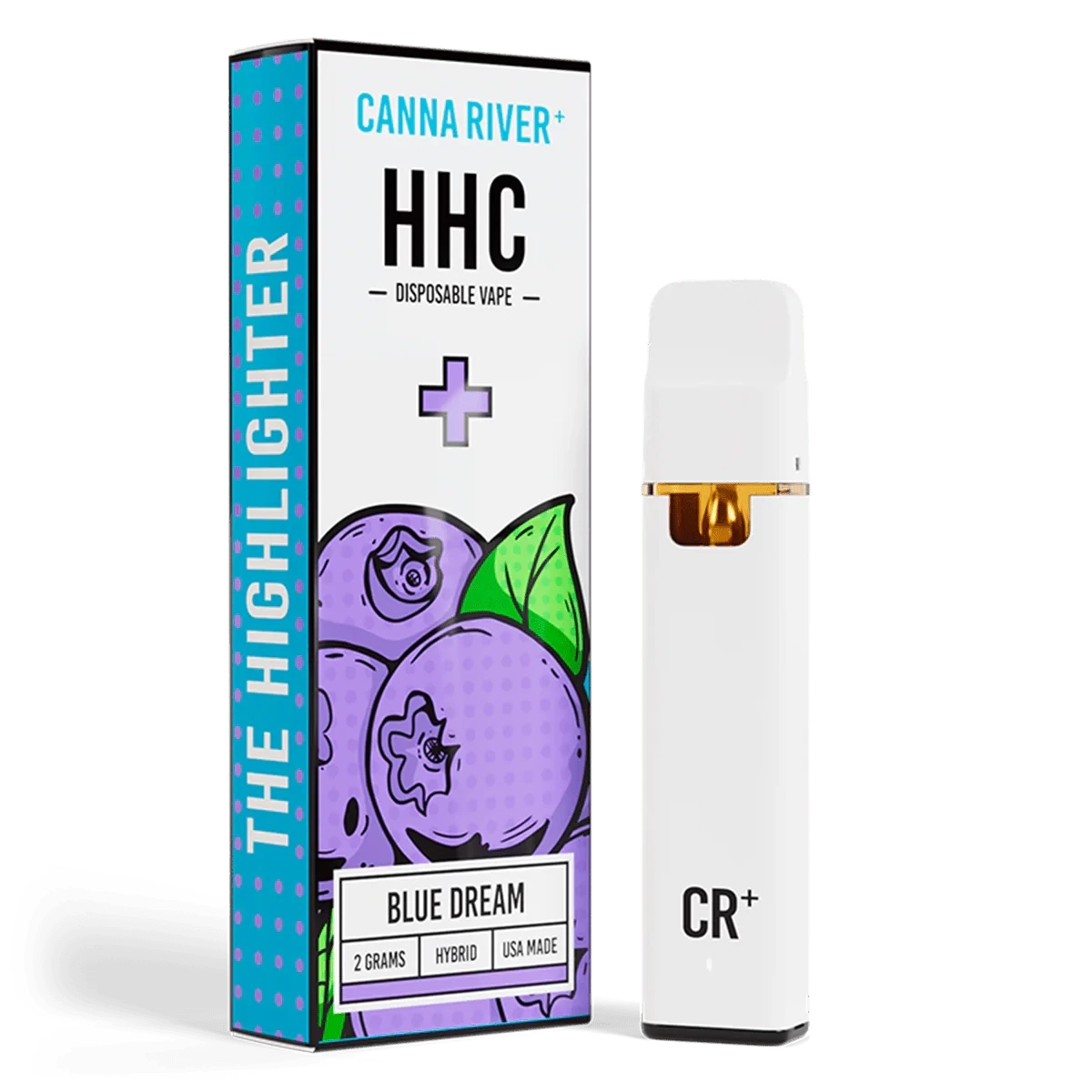 Canna River – HHC – Blue Dream (Hybrid) – 2G – Disposable