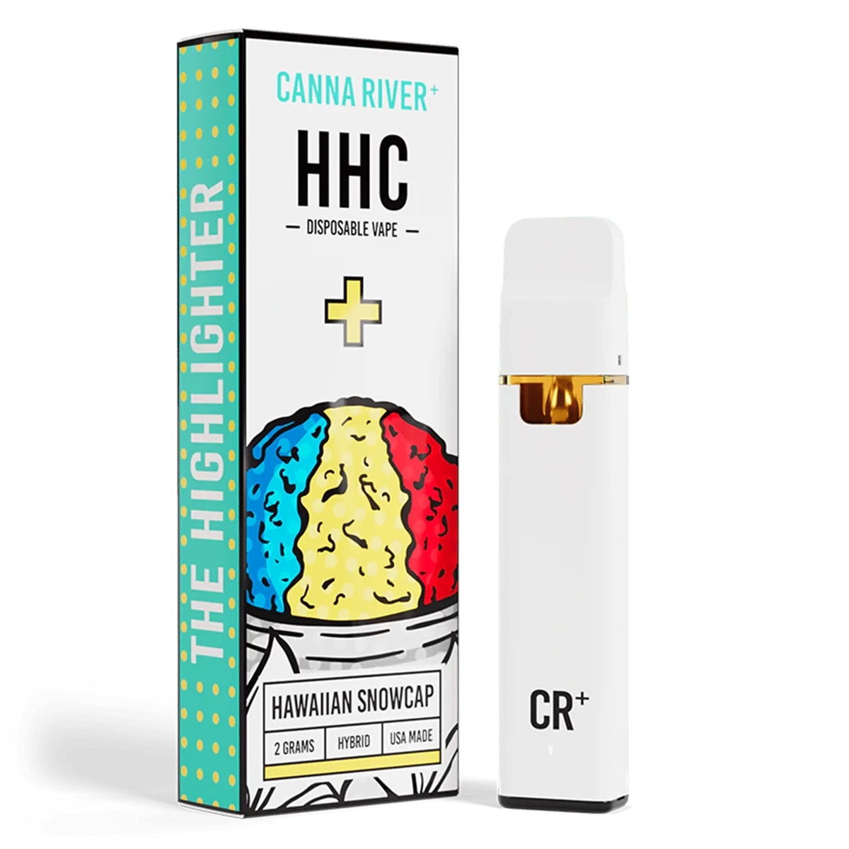Canna River – HHC – Hawaiian Snowcap (Hybrid) – 2G – Disposable