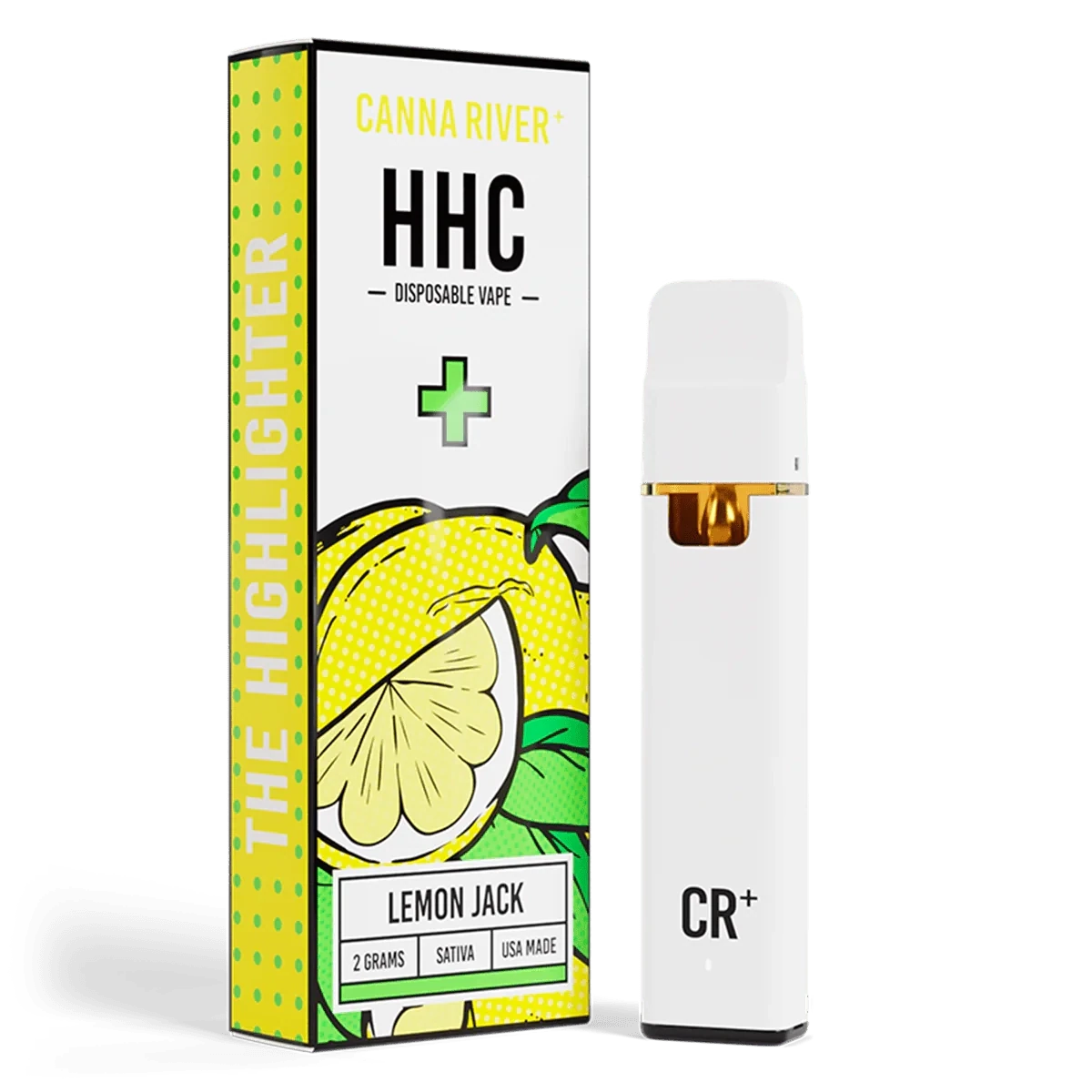 Canna River – HHC – Lemon Jack (Sativa) – 2G – Disposable
