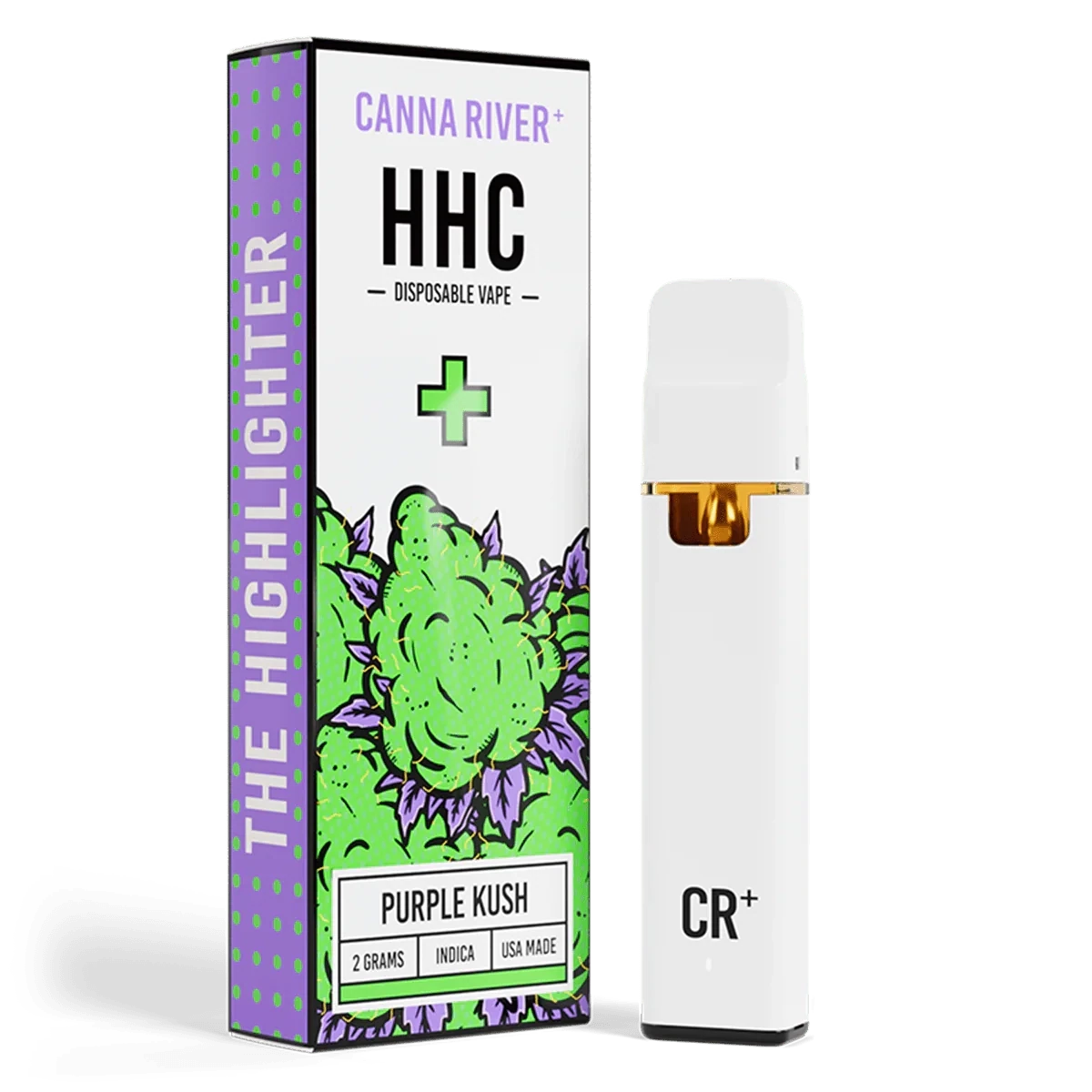 Canna River – HHC – Purple Kush (Indica) – 2G – Disposable