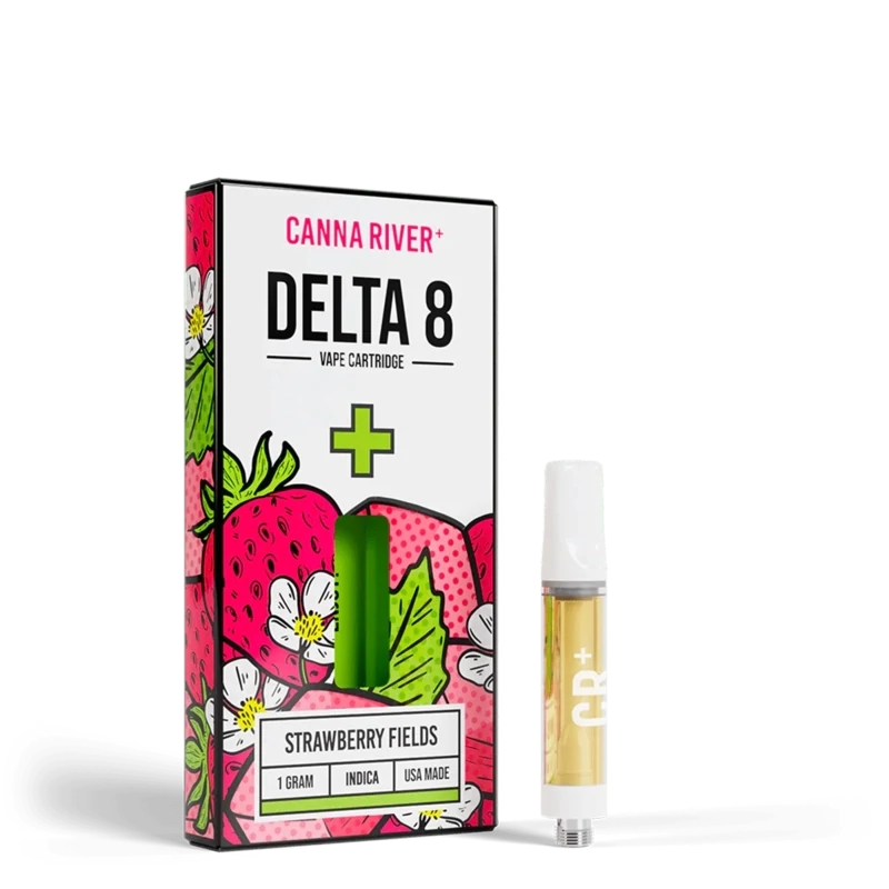 Canna River – D8 Cartridge – (1G x 2 pcs) – Strawberry Fields – Indica Canna River – D8 Cartridge – (1G x 2 pcs) – Strawberry Fields – Indica
