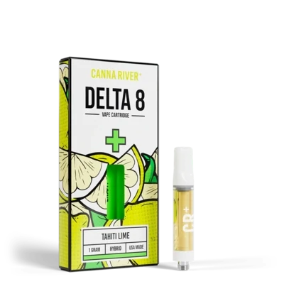 Canna River – D8 Cartridge – (1G x 2 pcs) – Tahiti Lime – Hybrid