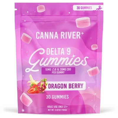 Canna River – THC D9 Gummy – Dragon Berry – 900mg