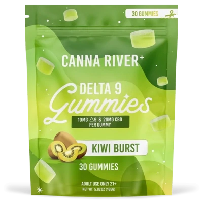 Canna River – THC D9 Gummy – Kiwi Burst – 900mg