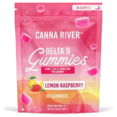 Canna River – THC D9 Gummy – Lemon Raspberry – 900mg