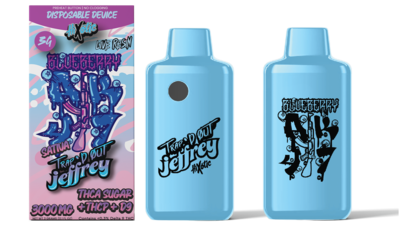 Hixotic - Jeffrey - Trap'D Out - Blueberry AK - Sativa - 3G - Disposable