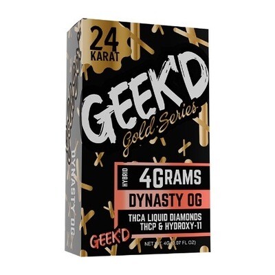 Geek’D - Extracts - 24K Gold Series - DYNASTY OG - HYBRID - 4g - Disposable