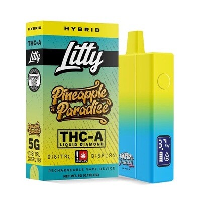 Litty - THCA Liquid Diamonds - Pineapple Paradise - HYBRID - 5g - Disposable