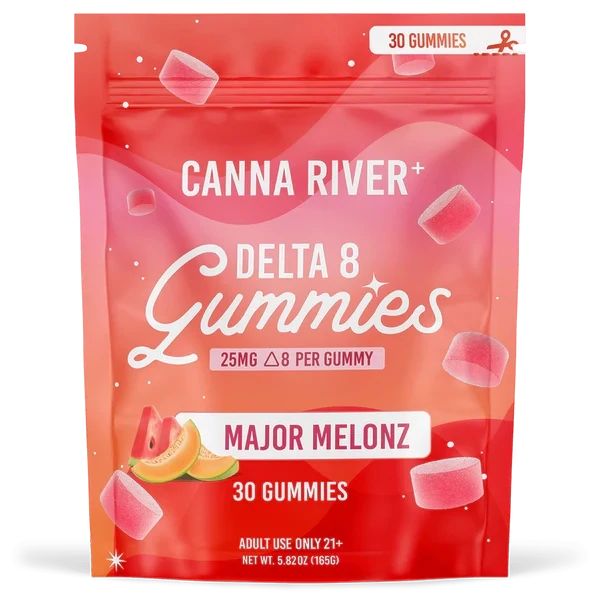 Canna River – D8 Gummies – Major Melonz – 750mg
