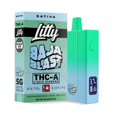 Litty - THCA Liquid Diamond - Baja Blast - SATIVA - 5g - Disposable