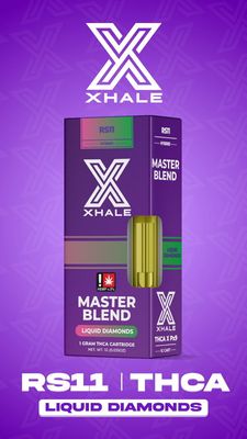 Xhale - THCA - Liquid Diamond - 1g - RS11 - Hybrid - Cartridge