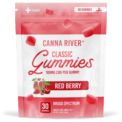 Canna River – Classic Gummies – CBD 100mg – Red Berry