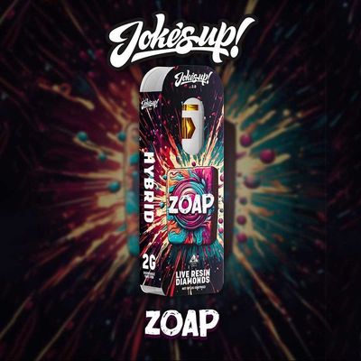 Joke'S Up - 95% - THC Live Resin Diamonds - ZOAP - HYBRID - 2g - Disposable
