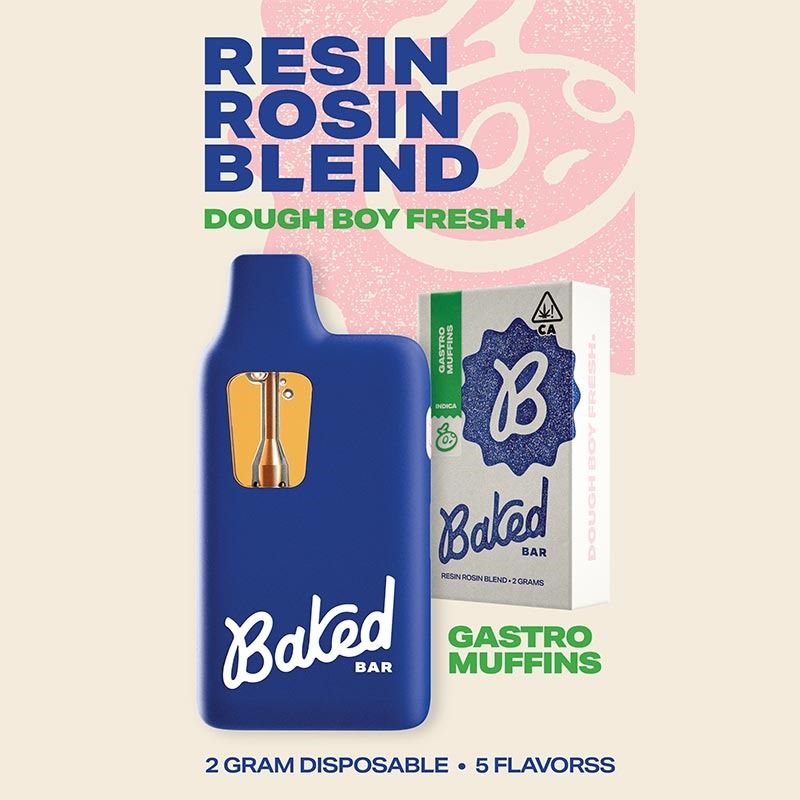Baked Bar - THC Disposable - Gastro Muffins - 2G - INDICA Baked Bar - THC Disposable - Gastro Muffins - 2G - INDICA
