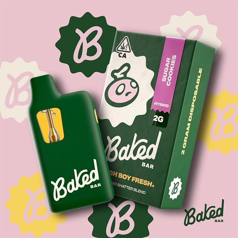 Baked Bar - THC Disposable - Sugar Cookies - 2G - HYBRID Baked Bar - THC Disposable - Sugar Cookies - 2G - HYBRID