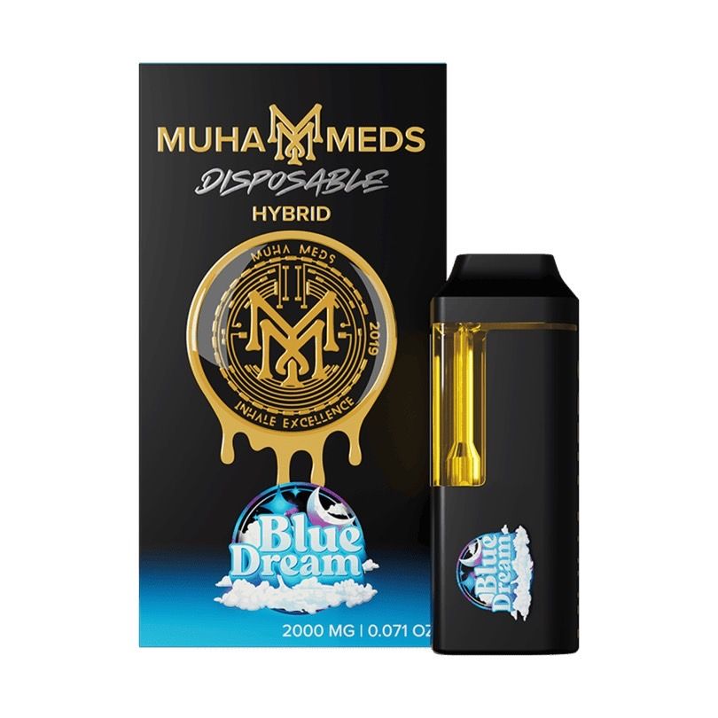 Muha Meds - THC Disposable - Blue Dream - Hybrid - 2000mg