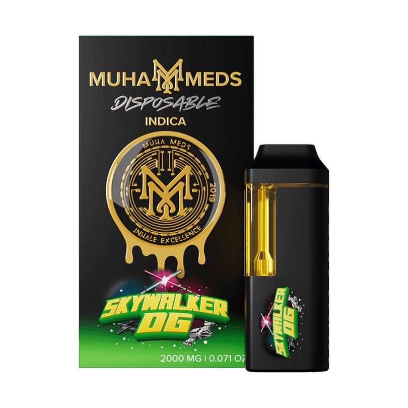 Muha Meds - THC Disposable - Strawberry Cough - SATIVA - 2000mg