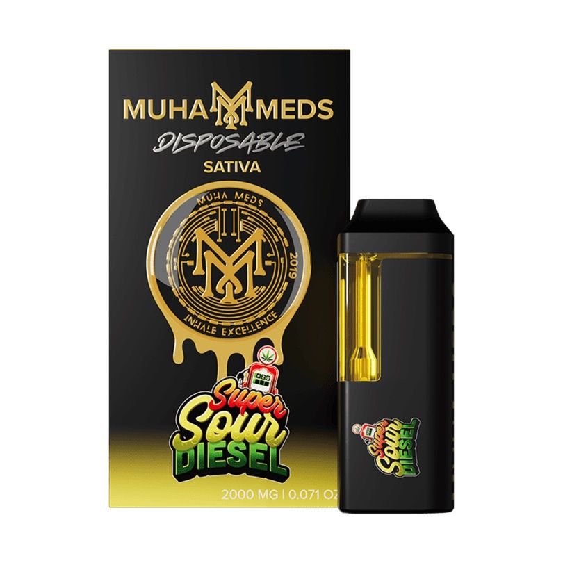 Muha Meds - THC Disposable - Super Sour Diesel - SATIVA - 2000mg