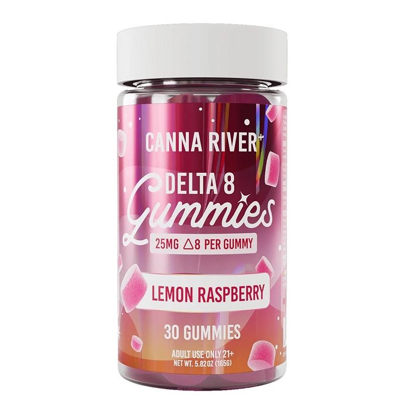 Canna River – D8 Gummies – Lemon Raspberry – 750mg Canna River – D8 Gummies – Lemon Raspberry – 750mg