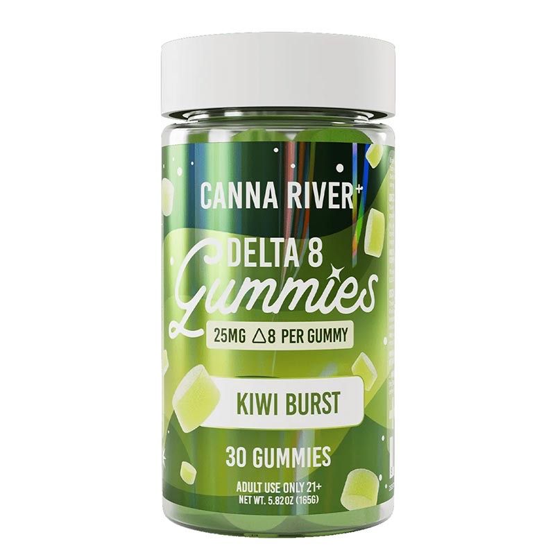 Canna River – D8 Gummies – Kiwi Burst – 750mg Canna River – D8 Gummies – Kiwi Burst – 750mg