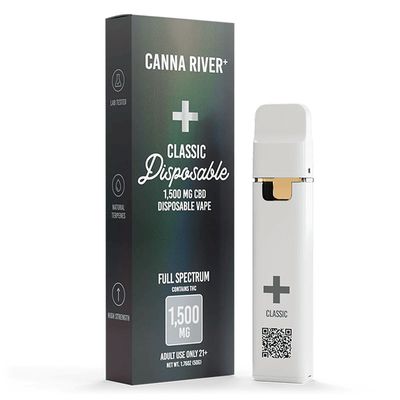 Canna River - CBD Full Spectrum - Disposable - Classic - 1500mg - 2g Canna River - CBD Full Spectrum - Disposable - Classic - 1500mg - 2g
