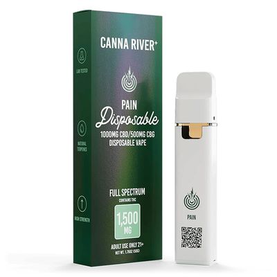 Canna River - CBD Full Spectrum - Disposable - Pain - 1500mg - 2g Canna River - CBD Full Spectrum - Disposable - Pain - 1500mg - 2g