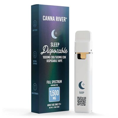 Canna River - CBD Full Spectrum - Disposable - Sleep - 1500mg - 2g Canna River - CBD Full Spectrum - Disposable - Sleep - 1500mg - 2g