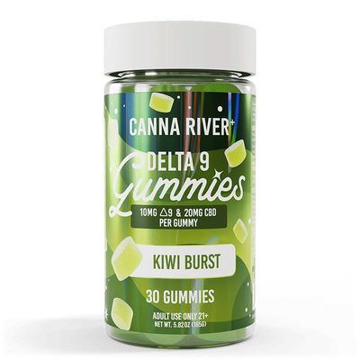 Canna River – THC D9 Gummy – Kiwi Burst – 900mg