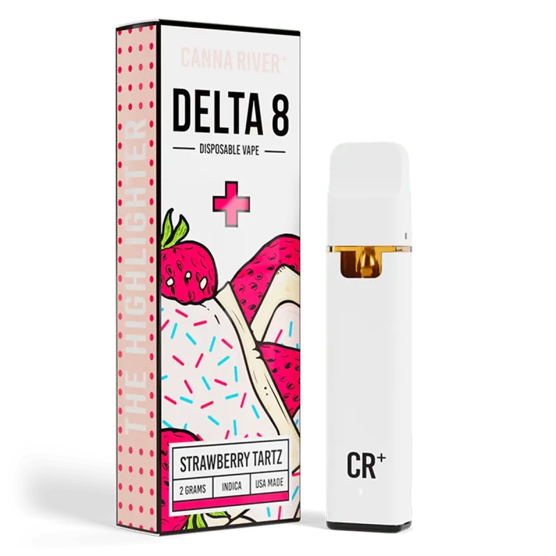 Canna River – D8 THC – Strawberry Tartz – Indica – 2G – Disposable Canna River – D8 THC – Strawberry Tartz – Indica – 2G – Disposable
