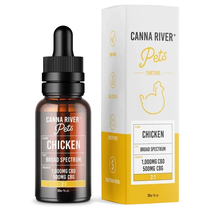 Canna River – CBD Pet Tincture – CHICKEN – 500mg – 60ml Canna River – CBD Pet Tincture – CHICKEN – 500mg – 60ml